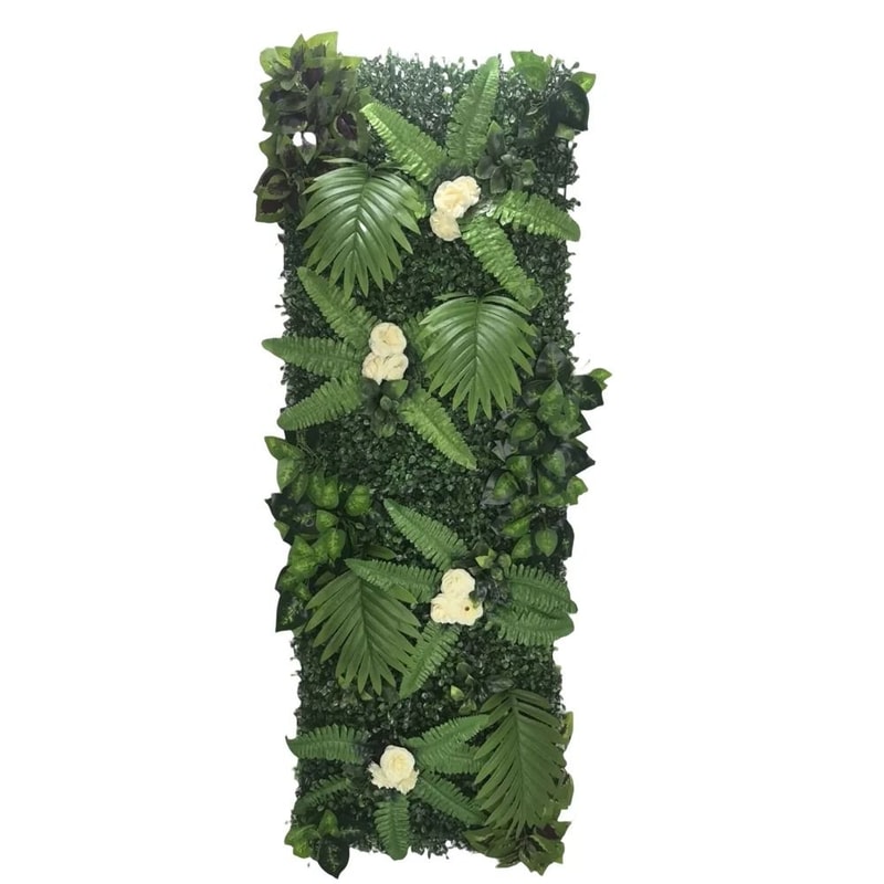Artificial Green Wall Panel Fake Grass Moss Decor For Indoor Outdoor Spaces 1