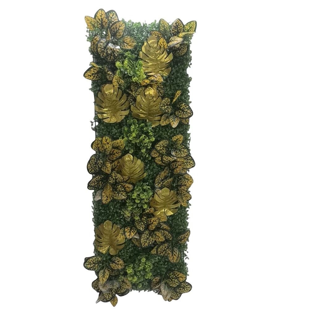 Artificial Green Wall Panel Fake Grass Moss Decor For Indoor Outdoor Spaces 24