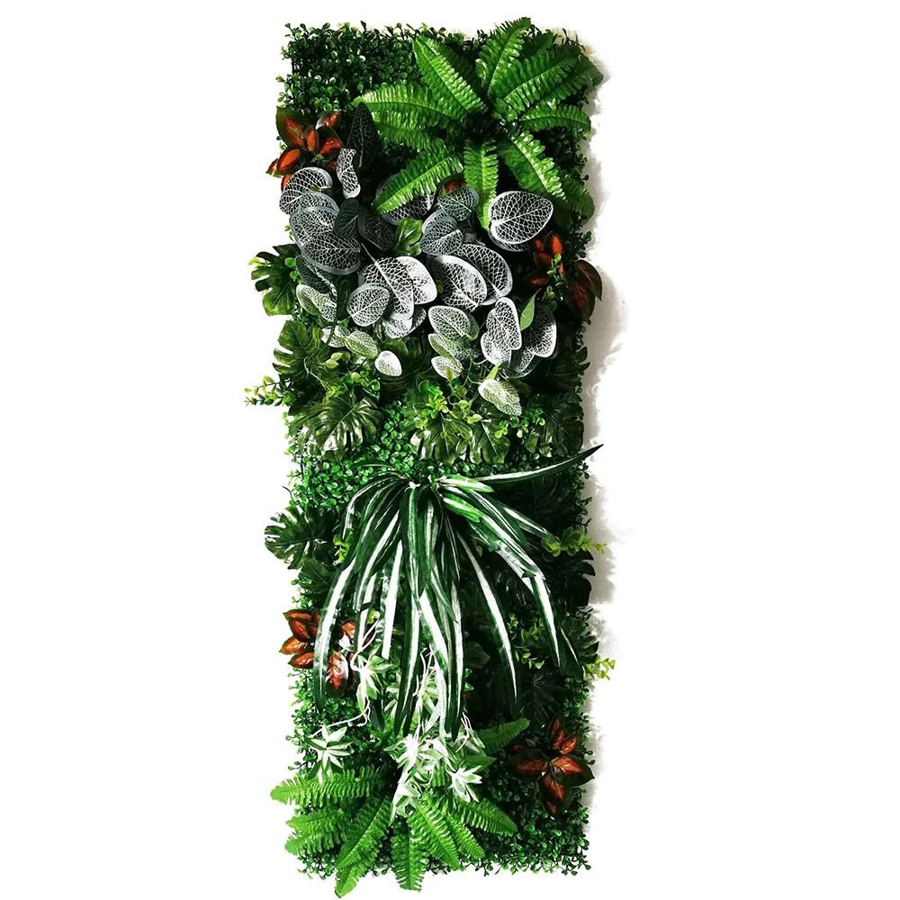 Artificial Green Wall Panel Fake Grass Moss Decor For Indoor Outdoor Spaces 23