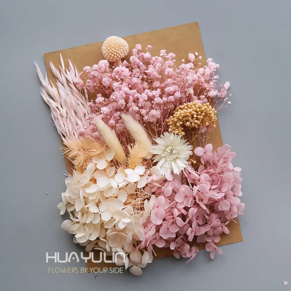 Preserved Hydrangea Dried Flowers Set For Resin Crafts Candle Making And DIY Decor 10