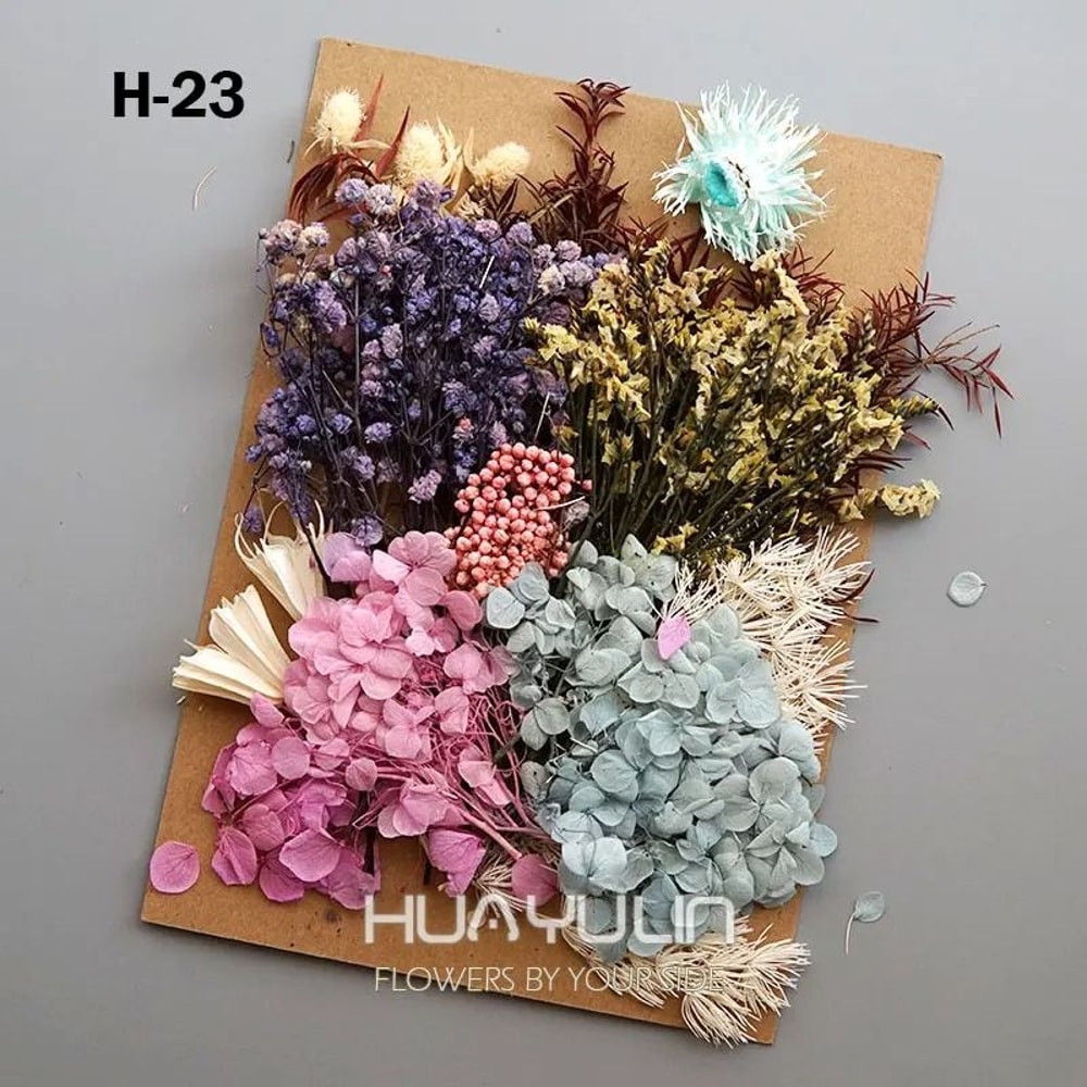 Preserved Hydrangea Dried Flowers Set For Resin Crafts Candle Making And DIY Decor 14