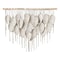 Large Macrame Wall Hanging Boho Woven Tapestry Handmade Leaf Decor 2