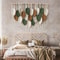 Large Macrame Wall Hanging Boho Woven Tapestry Handmade Leaf Decor 8