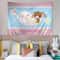 Cute Cartoon Tapestry Wall Hanging Aesthetic Fabric Poster Decor 1
