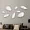 Modern Luxury Water Drop Wall Decor Pendant Stainless Steel Stone Accent 0