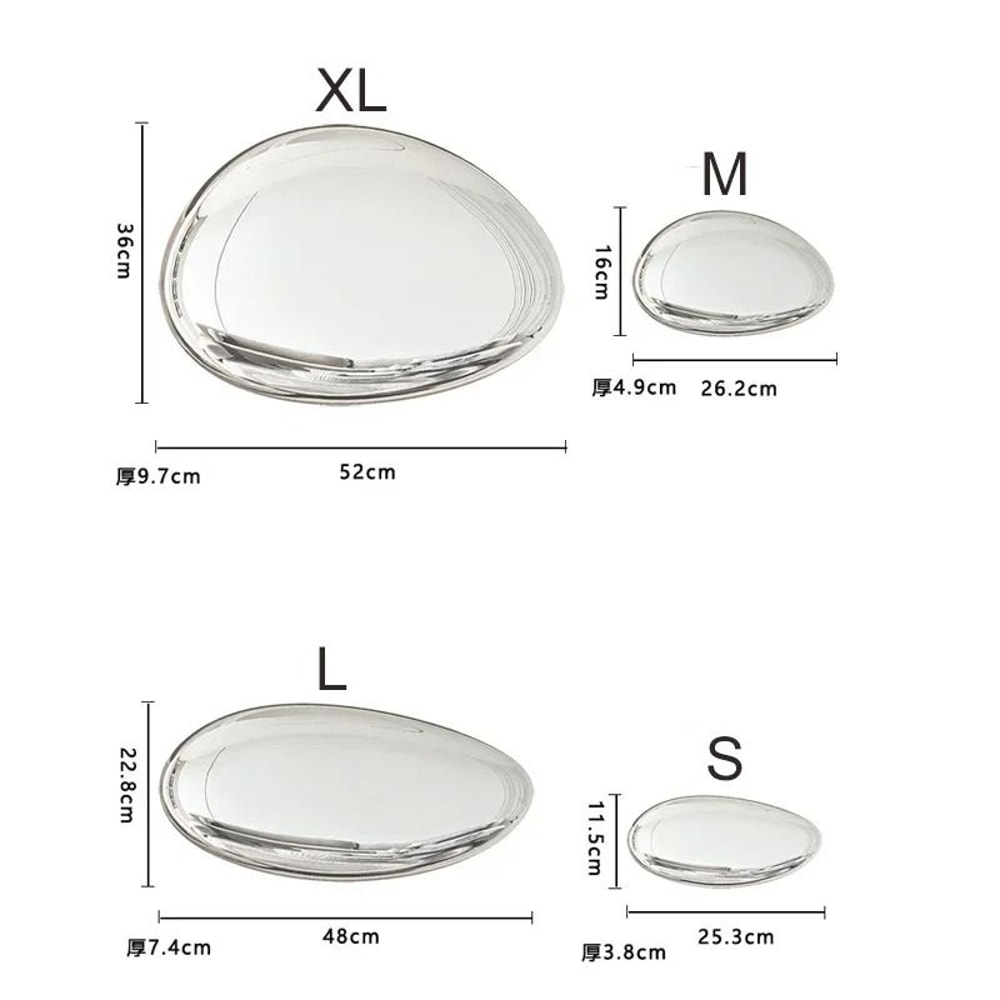 Modern Luxury Water Drop Wall Decor Pendant Stainless Steel Stone Accent 5