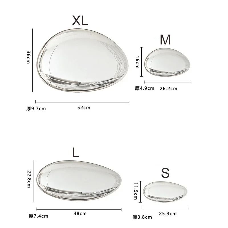 Modern Luxury Water Drop Wall Decor Pendant Stainless Steel Stone Accent 5