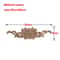 Carved Wooden Rose Applique Decorative Furniture Trim Accent 0