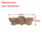 Carved Wooden Rose Applique Decorative Furniture Trim Accent 11