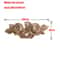 Carved Wooden Rose Applique Decorative Furniture Trim Accent 6