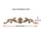 2 Piece Carved Wooden Rose Applique Furniture Decorative Trim Set 13