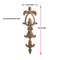 2 Piece Carved Wooden Rose Applique Furniture Decorative Trim Set 1