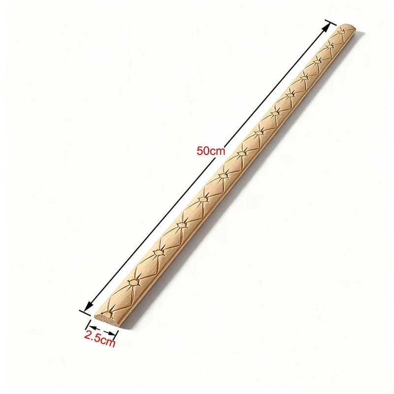 Carved Wooden Corner Applique Decorative Furniture Trim Accent 10