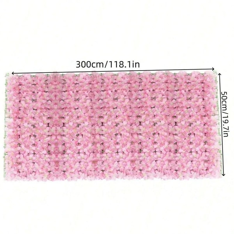 Expandable Artificial Ivy Fence Privacy Screen With Flowers 3