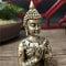 Meditation Buddha Statue Bronze Finish Feng Shui Home Decor 7