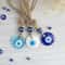 Handcrafted Evil Eye Wall Hanging Glass Protection Charm 0