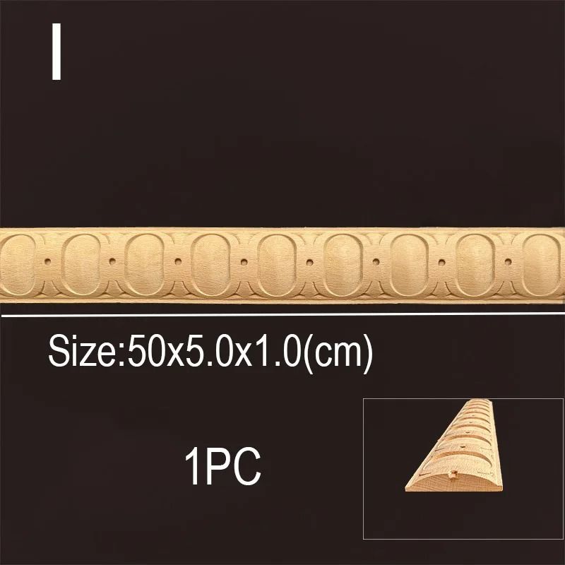 Vintage Wood Trim Molding Decorative Miniature Furniture Applique 0