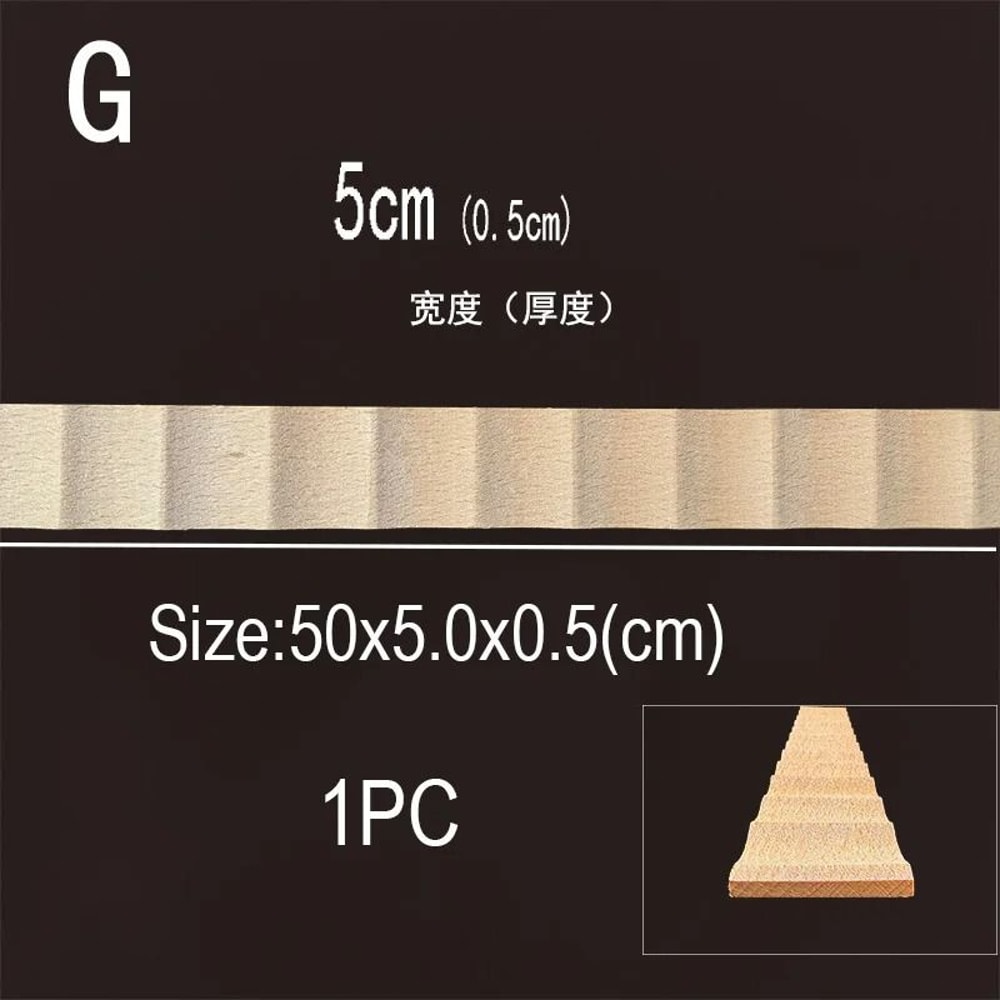 Vintage Wood Trim Molding Decorative Miniature Furniture Applique 8