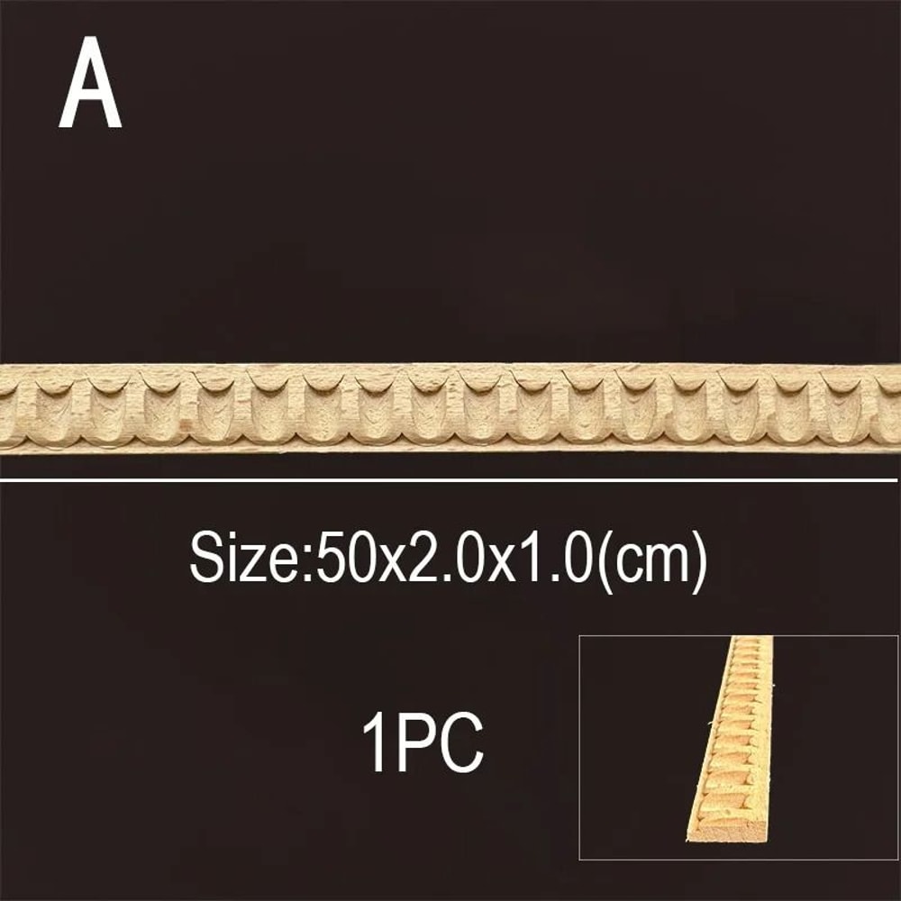 Vintage Wood Trim Molding Decorative Miniature Furniture Applique 29