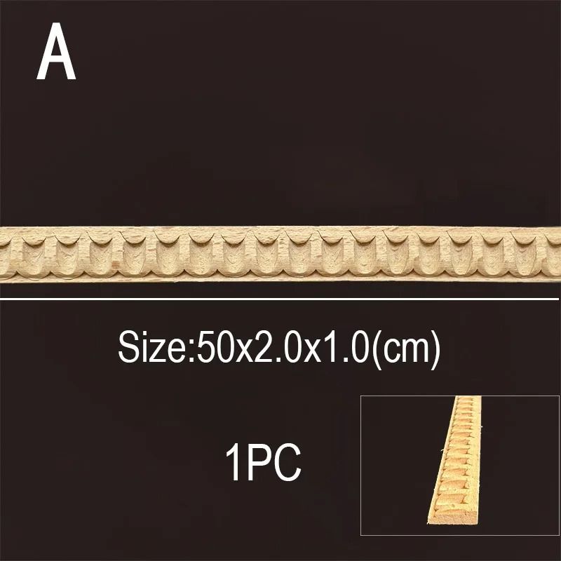 Vintage Wood Trim Molding Decorative Miniature Furniture Applique 29