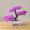 Artificial Potted Plant Mini Bonsai Tree Home Decor Accent 8