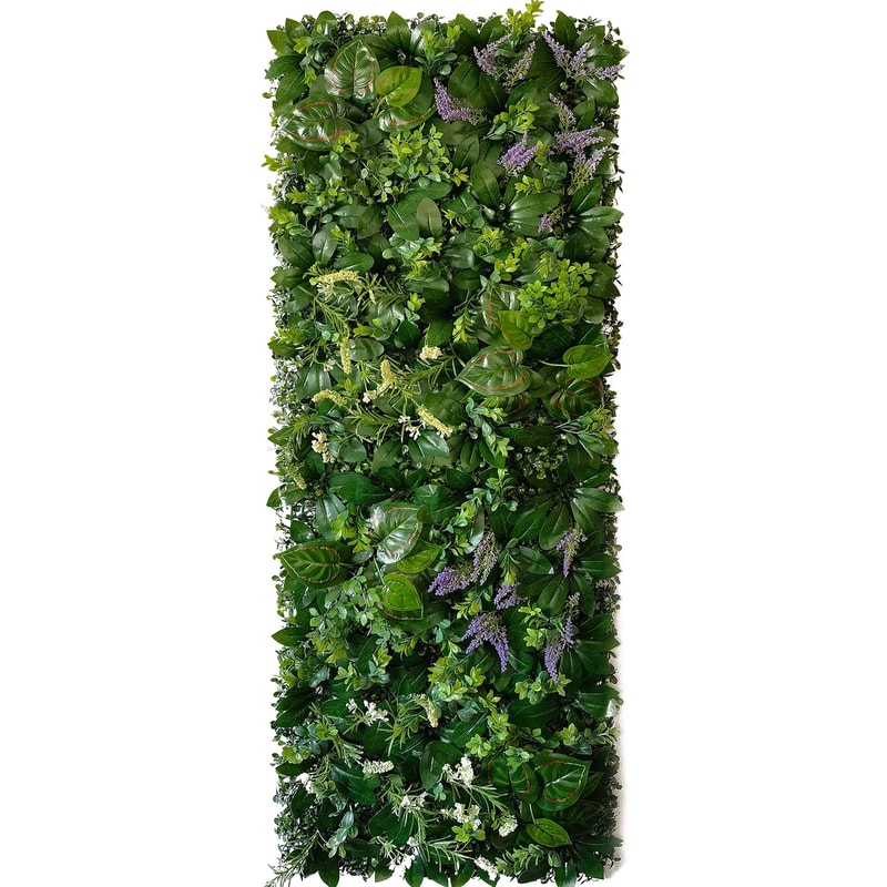 Artificial Plant Wall Panel Green Hedge Decor For Indoor Outdoor Spaces 7