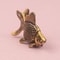 Retro Brass Goldfish Figurine Lucky Fish Desk Decor Ornament 7