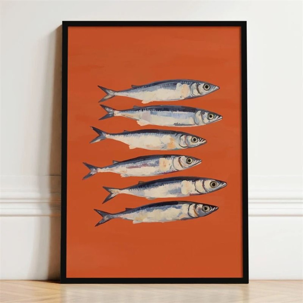 French Breakfast Food Canvas Print Kitchen Wall Art Decor 24