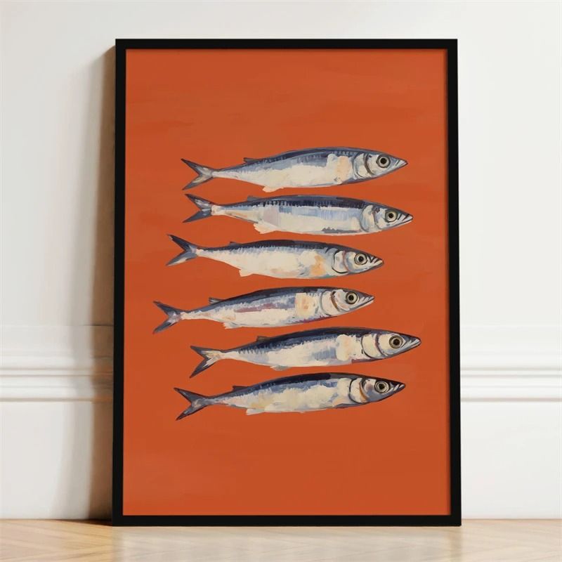 French Breakfast Food Canvas Print Kitchen Wall Art Decor 24