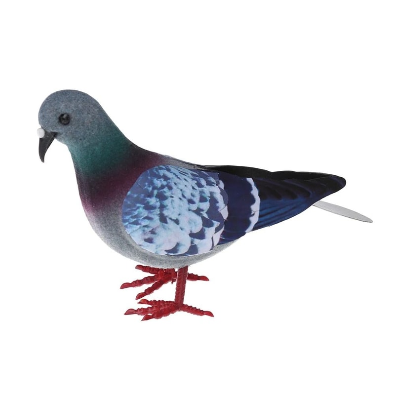 Artificial Dove Bird Decoration Realistic Pigeon Ornament For Events And Home 2