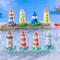 Mini Ocean Lighthouse Figurine Resin Landscape Decor Ornament 10