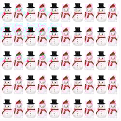 mini snowman figurines set christmas resin garden decor accessories