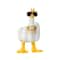 Funny Duck Figurine Middle Finger Novelty Desk Decor Statue 1