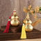 Feng Shui Brass Wu Lou Gourd Fortune Protection Home Decor 0