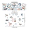 Cartoon Hot Air Balloon Nursery Wall Stickers Kids Room Decor 4