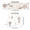 Cartoon Hot Air Balloon Nursery Wall Stickers Kids Room Decor 8