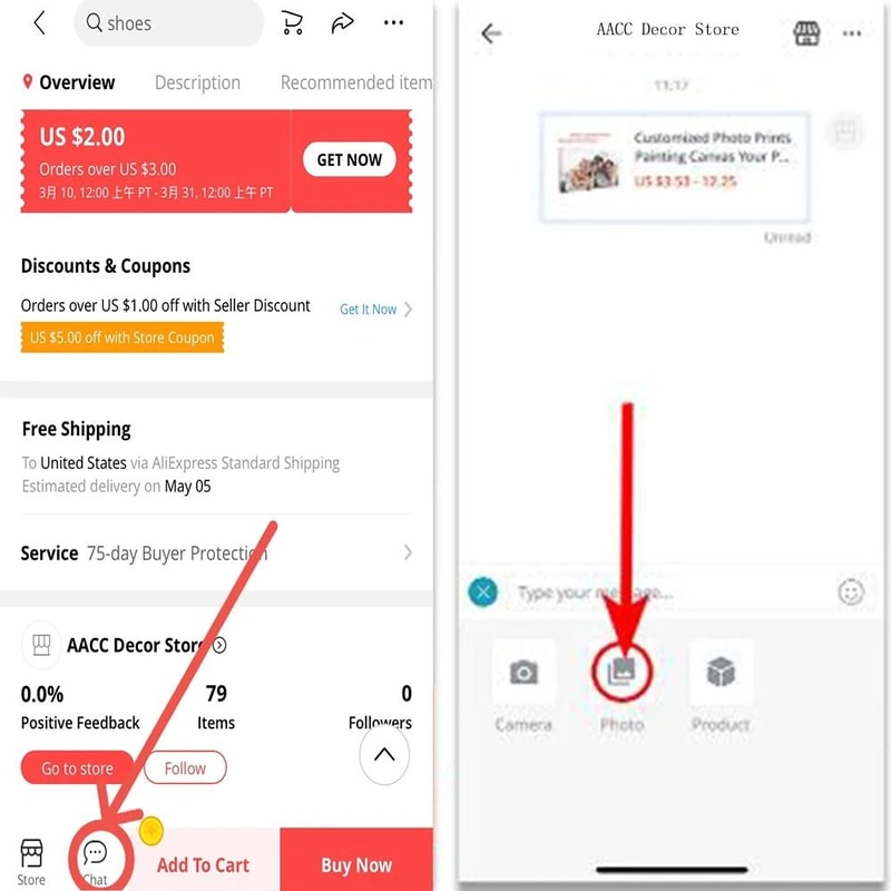 Custom Canvas Print Personalized Photo Wall Art Home Decor 3