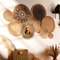 Boho Wall Baskets Woven Wall Decor Handmade Seagrass Rustic Farmhouse Hanging Set 12
