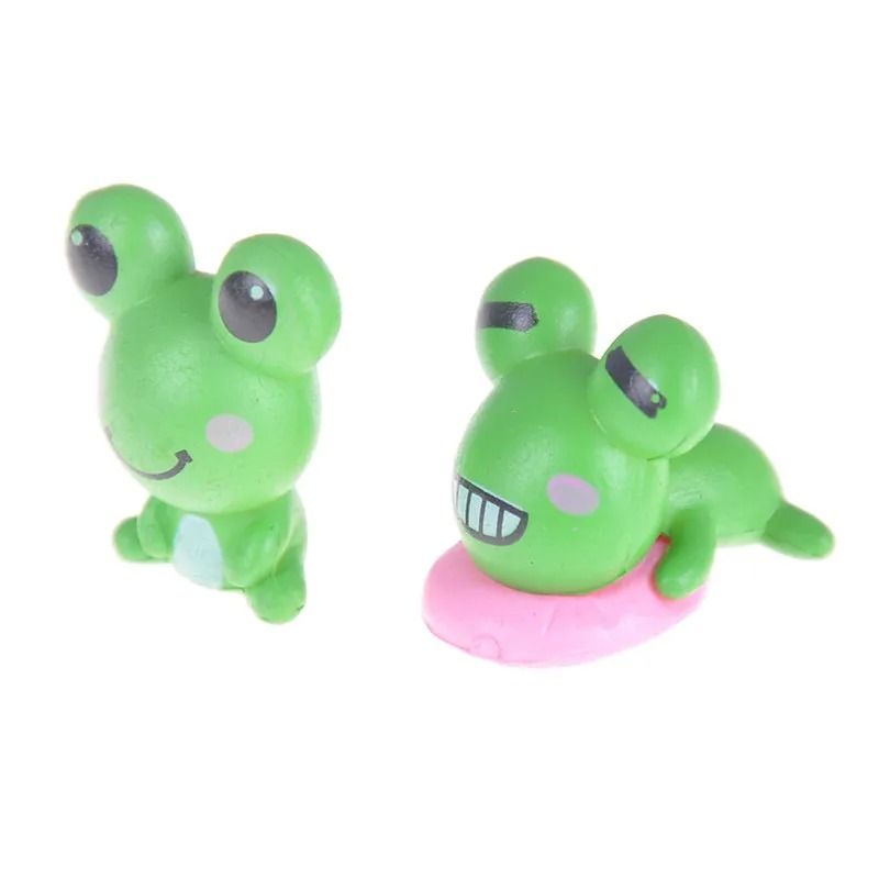 Fairy Garden Miniatures Mini Animal Figurines Couple Set For Terrarium Decor 3