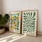 Matisse Wall Art Bohemian Floral Prints Mid Century Modern Minimalist Set 3