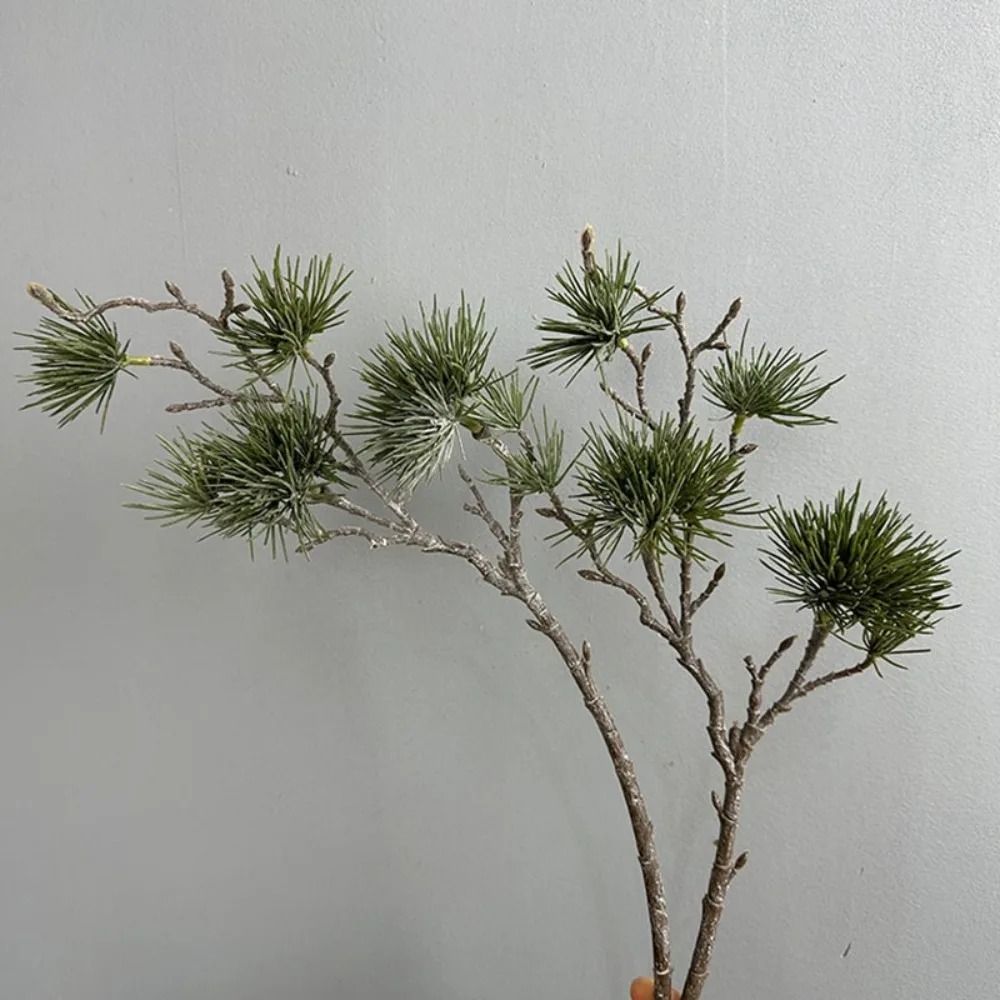 Artificial Pine Branch Realistic Greenery Fake Pine Plant Elegant Holiday Decor 7