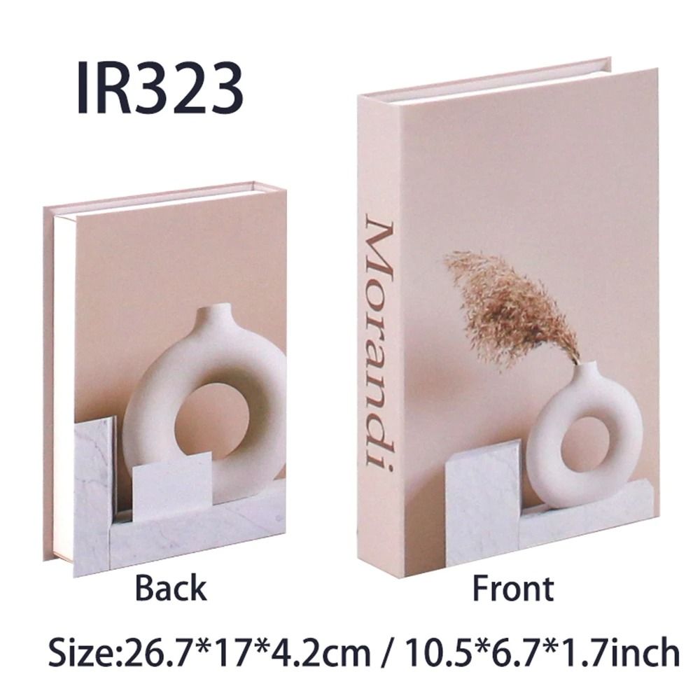 Fake Book Storage Box Decorative Book Box Luxury Coffee Table Decor Organizer 22