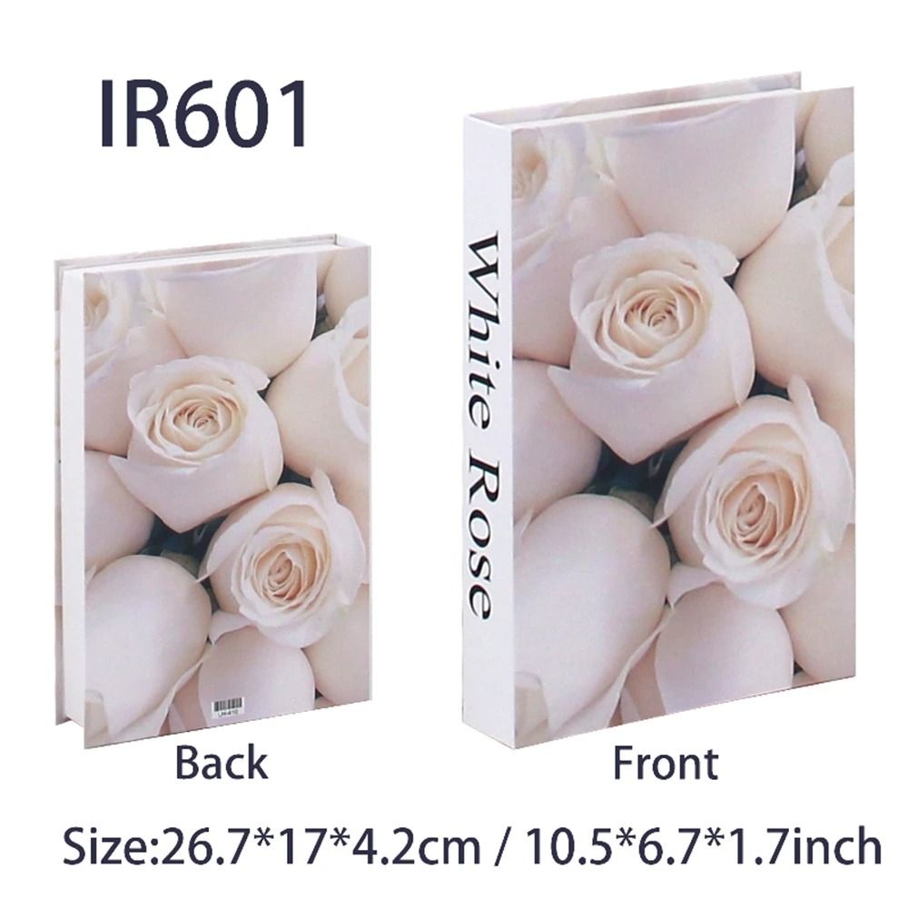 Fake Book Storage Box Decorative Book Box Luxury Coffee Table Decor Organizer 26