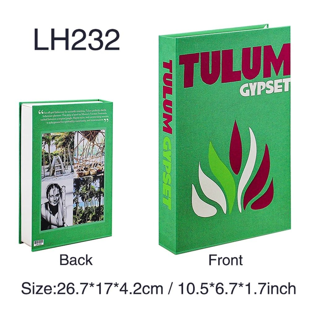 Fake Book Storage Box Decorative Book Box Luxury Coffee Table Decor Organizer 28