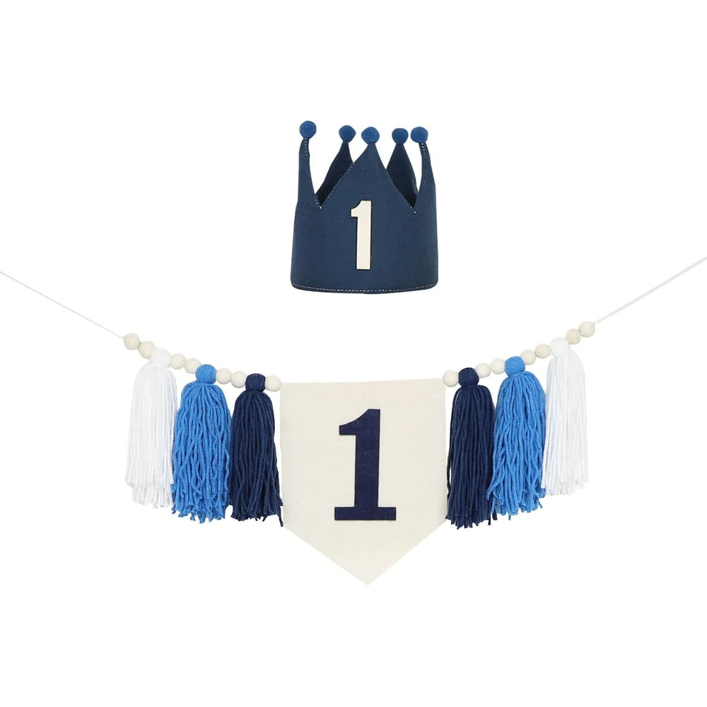 First Birthday Banner High Chair Banner Boho Baby Birthday Decoration 11