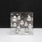 Geometric Metal Decor Sculpture In Acrylic Display Box For Modern Minimalist Home Styling 1
