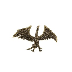 solid brass phoenix statue feng shui desk ornament for elegant retro home decor