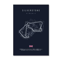 f1 track wall art circuit map canvas poster for motorsport racing decor