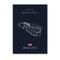 F1 Track Wall Art Circuit Map Canvas Poster For Motorsport Racing Decor 11