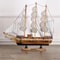Wooden Sailboat Model Mediterranean Nautical Decor Accent For Coastal Home Styling 12